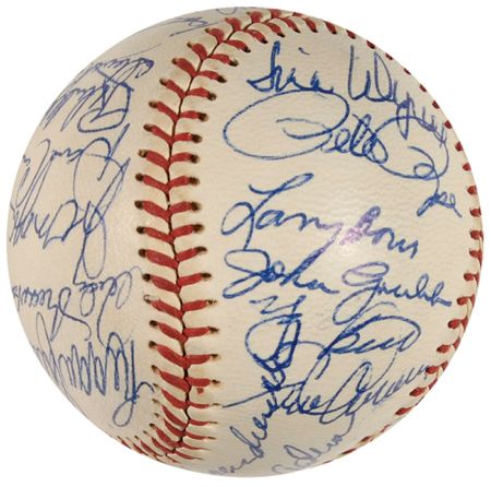 Lot #969 Baseball: 1974 NL All Stars Baseball - Image 3