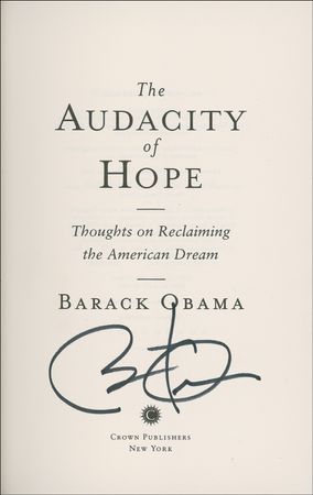 Lot #100 Barack Obama and Joe Biden Book - Image 1