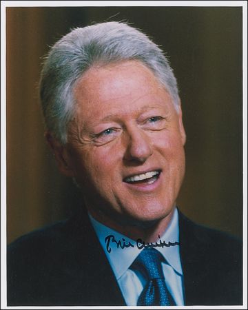 Lot #27 Bill Clinton Signed Photograph