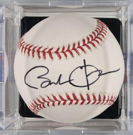Lot #101 Barack Obama Baseball - Image 1