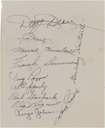 Lot #1006 Chicago Cubs Signature - Image 1