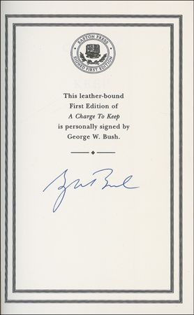 Lot #14 George W. Bush Book