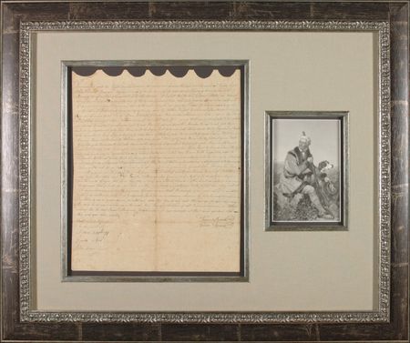 Lot #161 Daniel Boone: PIONEER SPIRIT: 1788 deed signed by colorful frontier legend DANIEL BOONE - Image 1
