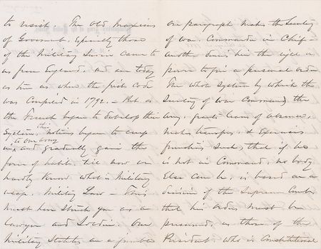 Lot #336 William T. Sherman: In the wake of the disgraced Secretary of War’s resignation, SHERMAN complains to a fellow Civil War hero - Image 2