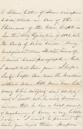Lot #336 William T. Sherman: In the wake of the disgraced Secretary of War’s resignation, SHERMAN complains to a fellow Civil War hero - Image 6