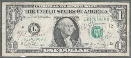 Lot #955 Muhammad Ali and Ken Norton Dollar Bill - Image 2