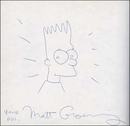 Lot #494 Matt Groening Book - Image 1