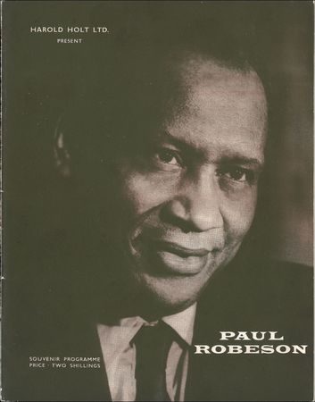 Lot #882 Paul Robeson Program - Image 2