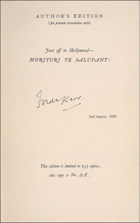 Lot #736 Frankenstein: Kerr, Fred: aka Baron Frankenstein - Image 1