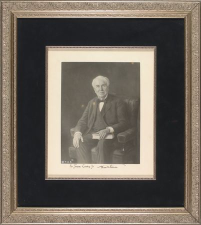Lot #202 Thomas Edison: To the future screenwriter of The Ten Commandments - Image 1