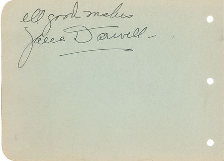 Lot #666 Autograph Books: GOLDEN AGE OF HOLLYWOOD: Collection of 600 vintage signatures, including Oscar winners, legends, and cast members from The Wizard of Oz and Gone with the Wind - Image 5