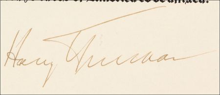 Lot #137 Harry S. Truman: Truman announces the Allied victory over Germany - Image 2