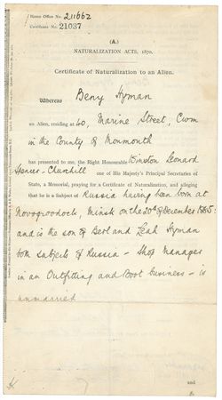 Lot #178 Winston Churchill Signed Document - Image 1