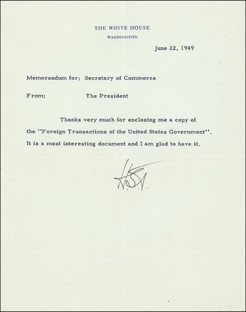 Lot #139 Harry S. Truman Group Lot - Image 2