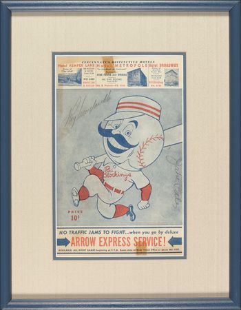 Lot #1003 Roy Campanella Scorecard - Image 1