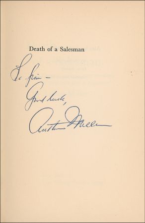 Lot #453 Arthur Miller Book - Image 1