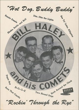 Lot #575 Bill Haley and his Comets Promotional Postcard - Image 2