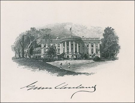 Lot #24 Grover Cleveland Engraving