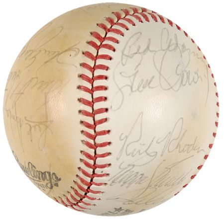 Lot #1072 Los Angeles Dodgers Baseball - Image 2