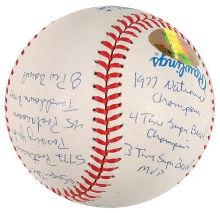 Lot #1097 Joe Montana Baseball - Image 2