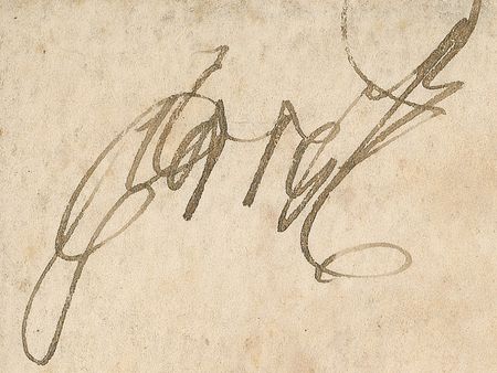 Lot #221 George III Signed Document - Image 2