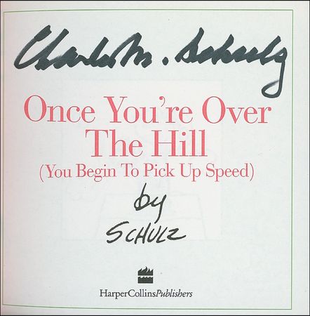 Lot #503 Charles Schulz Book - Image 1