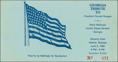 Lot #109 Ronald Reagan Signature - Image 2