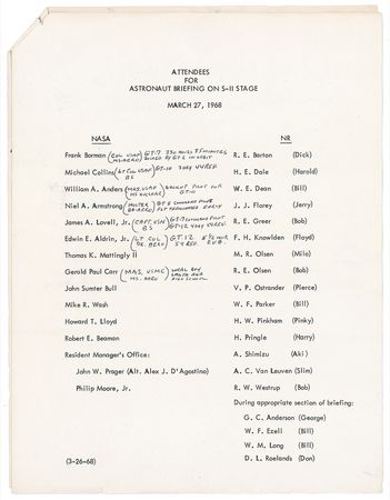 Lot #352 Apollo 11: Including all 3 APOLLO 11 crew members and the elusive BILL ANDERS - Image 2