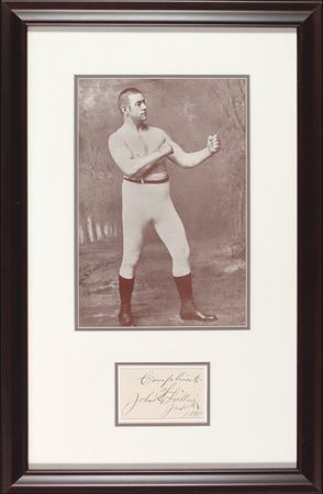 Lot #1166 John L. Sullivan Signature - Image 1