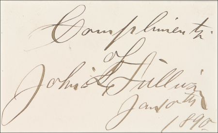 Lot #1166 John L. Sullivan Signature - Image 2