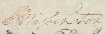 Lot #145 George Washington: “PATRIOTISM, VALOUR, FIDELITY, AND ABILITIES”: WASHINGTON signs a 1793 presidential military appointment - Image 3