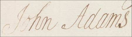 Lot #2 John Adams: ?SOAP, OIL, PICKLES & DRY GOODS?: ADAMS signs ship?s papers for a schooner bound for Haiti - Image 3