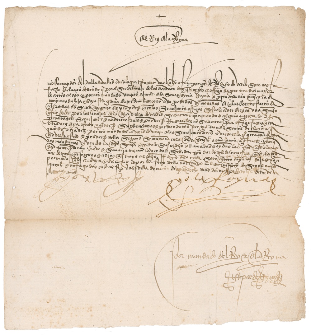 Lot 201 Ferdinand and Isabella: Signing a 1480 royal appointment