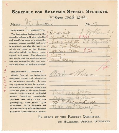 Lot #144 Woodrow Wilson Signature - Image 1