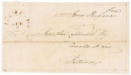 Lot #3 James Buchanan Free Frank