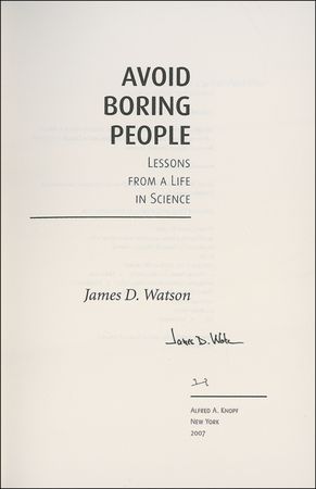 Lot #319 James Watson and Francis Crick Group Lot - Image 1