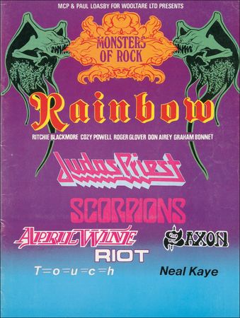 Lot #775 Monsters of Rock Program - Image 1