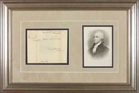 Lot #215 Alexander Hamilton Free Frank - Image 1