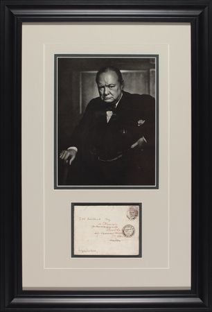 Lot #174 Winston Churchill Postal Cover - Image 1