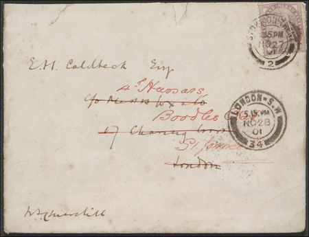Lot #174 Winston Churchill Postal Cover - Image 2