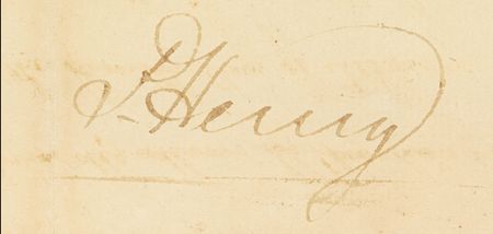 Lot #220 Patrick Henry: Granting a parcel of Virginia land that later became part of Kentucky - Image 2