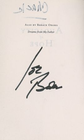Lot #94 Barack Obama and Joe Biden Book - Image 3