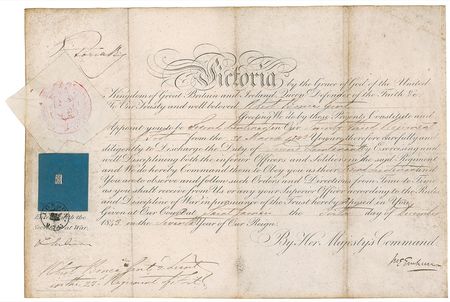 Lot #317 Victoria Signed Document - Image 1