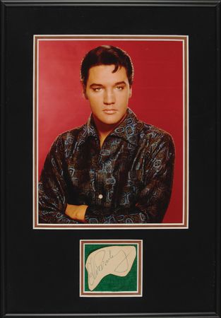 Lot #802 Elvis Presley Signature - Image 1
