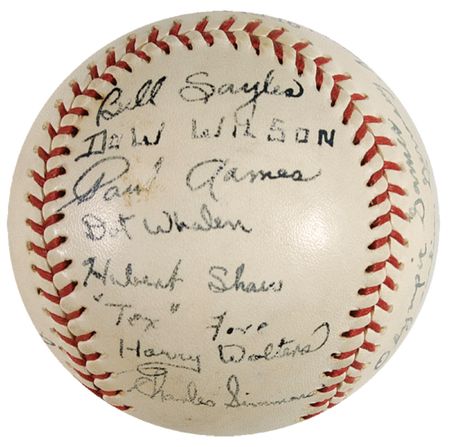 Lot #1302 Baseball: 1936 Olympic Team Baseball - Image 1