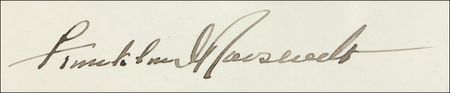 Lot #113 Franklin D. Roosevelt Signed Document - Image 2