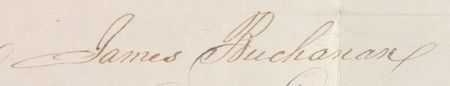 Lot #100 James K. Polk and James Buchanan Signed Document - Image 3