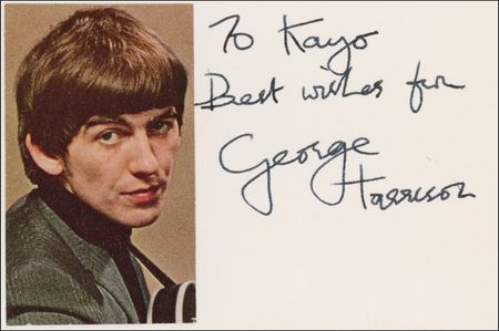 Lot #615 Beatles: YEAH, YEAH, YEAH: Exceptional complete set of BEATLES signatures - Image 3