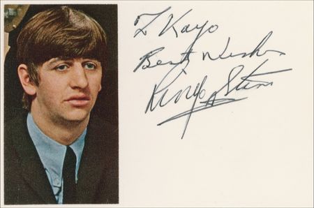 Lot #615 Beatles: YEAH, YEAH, YEAH: Exceptional complete set of BEATLES signatures - Image 4