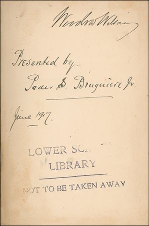 Lot #149 Woodrow Wilson: America’s entrance into World War I - Image 1
